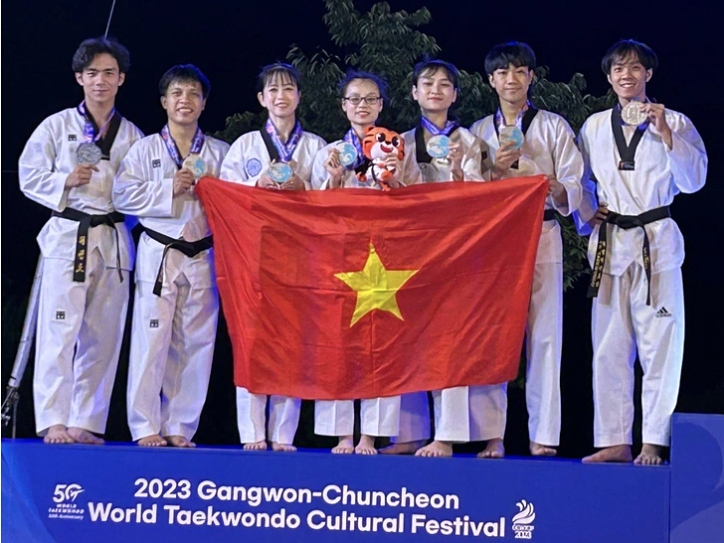 Vietnam wins silver at 2023 World Taekwondo Demonstration Championships